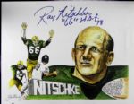 190s Ray Nitschke Green Bay Packers Signed Photo - Lot of 3 