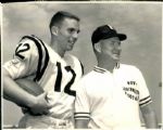 1963-78 Roger Staubach Dallas Cowboys "The Sporting News Collection Archives" Original Photos (Sporting News Collection Hologram/MEARS Photo LOA) - Lot of 3