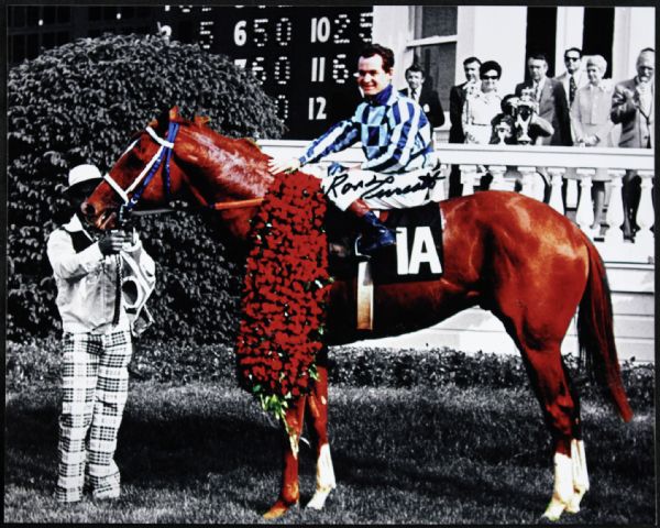 Ron Turcotte Signed Photo - Jockey Who Rode Secretariant - JSA