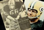 Ray Nitschke Green Bay Packers Signed Photo - Lot of 2 With Oversized Image - JSA