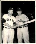 1954 World Series Cleveland Indians New York Giants The Sporting News Collection Archives Original Photos (Sporting News Collection Hologram/MEARS Photo LOA) - Lot of 11