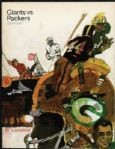 1967-71 Green Bay Packers Program All With Ray Nitschke Playing - Lot of 9