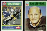 1966-90 Ray Nitschke Green Bay Packers Signed Card & Photo - Lot of 3 - JSA