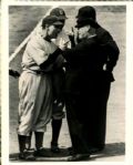 1940-46 circa Leo DuRocher Brooklyn Dodgers The Sporting News Collection Archives Original Photos (Sporting News Collection Hologram/MEARS Photo LOA) - Lot of 4