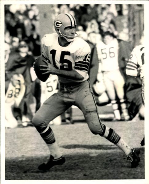 1960-70 Bart Starr Green Bay Packers "The Sporting News Collection Archives" Original 8" x 10" Photo - Lot of 3 (Sporting News Collection Hologram/MEARS Photo LOA)