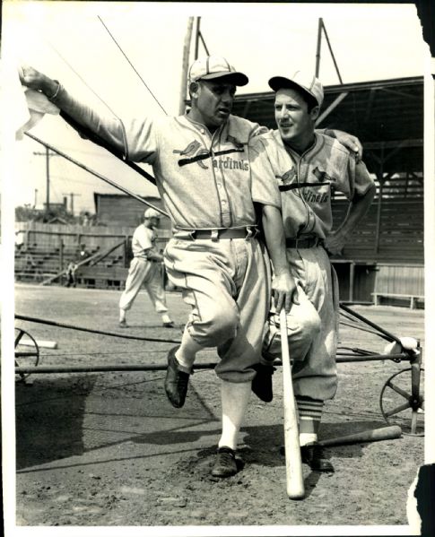 1939 Joe Medwick Ray Blades St. Louis Cardinals "The Sporting News Collection Archives" Original 8" x 10" Photo (Sporting News Collection Hologram/MEARS Photo LOA)