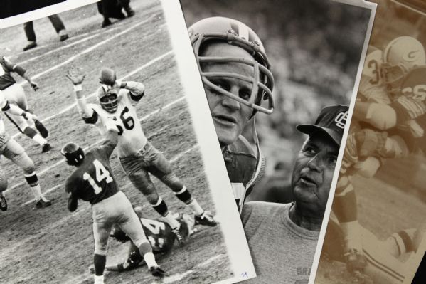 1960s Ray Nitscke Green Bay Packers Original Photo - Lot of 3 