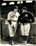 1936-40 Joe McCarthy New York Yankees The Sporting News Collection Archives Origianl 8 x 10 Photos (Sporting News Collection Hologram/MEARS Photo LOA) - Lot of 2