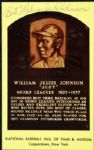 Judy Johnson Negro League Great Signed HOF Postcard - JSA