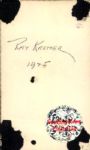 1925 Ray Kremer Pittsburgh Pirates The Sporting News Collection Archives Original 2.5 x 4.5 Photo (Sporting News Collection Hologram/MEARS Photo LOA)