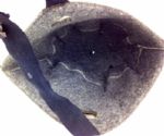Circa 1910 Ken Wel Flop Top Leather Football Helmet - Near Mint Condition