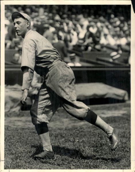 1920 Edd Roush Cincinnati Reds Charles Conlon "TSN Collection Archives" Original 6.5" x 8.5" Generation 1 Production Art (Sporting News Collection Hologram/MEARS Generation 1 Photo LOA)
