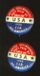 1953 United Steelworkers Of America Pinbacks (2)