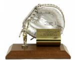 1957 Johnny Blanchard Rawlings Silver Glove Minor League Award From First Year of Award- Member of 1961  New York Yankees