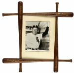 1961 Al Lopez Chicago White Sox Signed 8" x 10" Mini-Bat Framed Display - JSA