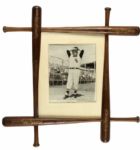 1961 Early Wynn  Chicago White Sox Signed 8" x 10" With Mini-Bat Frame
