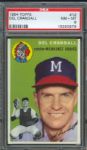 1954 Topps Braves Del Crandall #12 PSA NM-MT 8