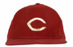 1970s Pete Rose Cincinnati Reds Game Worn Cap (MEARS Auction LOA)