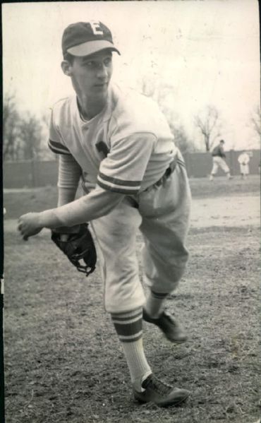 1935-40 circa Earliest Known Warren Spahn "The Sporting News Collection Archives" Original 4" x 6.5" Photo (Sporting News Collection Hologram/MEARS Photo LOA)