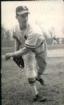 1935-40 circa Earliest Known Warren Spahn "The Sporting News Collection Archives" Original 4" x 6.5" Photo (Sporting News Collection Hologram/MEARS Photo LOA)