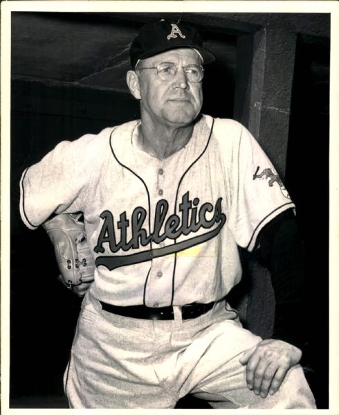 1955-58 Burleigh Grimes William Herman "The Sporting News Collection Archives" Original 8" x 10" Photos (Sporting News Collection Hologram/MEARS Photo LOA) - Lot of 2