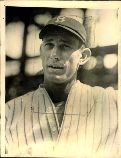 1923 Leo Dickerman Brooklyn Robins  "The Sporting News Collection Archives" Original 6 1/2" x 8 1/2" Photo (Sporting News Collection Hologram/MEARS Photo LOA)