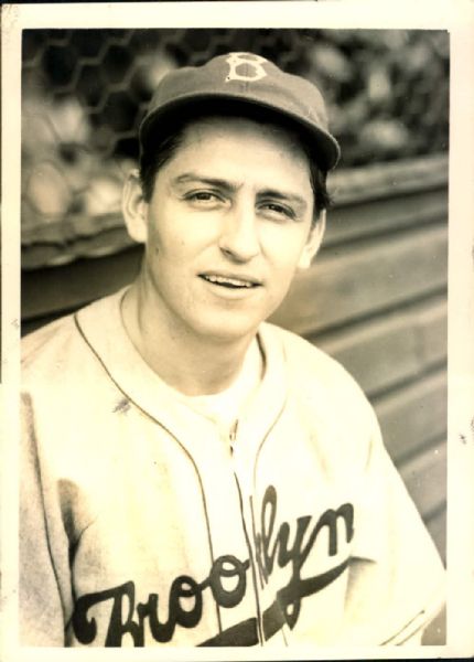 1938-41 Pete Coscarart Brooklyn Dodgers "The Sporting News Collection Archives" Original 5" x 7" Photo (Sporting News Collection Hologram/MEARS Photo LOA)