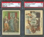 1959 The 3 Stooges PSA NM 7 Graded Pair