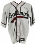 1997 Mike Bordick Baltimore Orioles Elite Giants Game Worn Signed Throwback Jersey - JSA