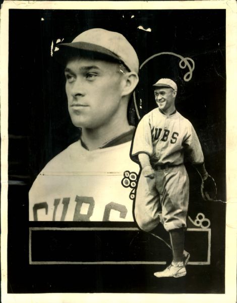 1925 Earl Adams Chicago Cubs "The Sporting News Collection Archives" Original 8" x 10" Photo (Sporting News Collection Hologram/MEARS Photo LOA)