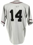 1997 Mike Bordick Baltimore Orioles Elite Giants Game Worn Signed Throwback Jersey - JSA