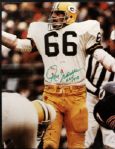 1990s Ray Nitschke Green Bay Packers Signed 11" x 14" Oversized Photo - JSA