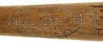 1936-38 Billy Herman H&B Louisville Slugger Professional Model Game Used Bat - Chicago Cubs (MEARS A8)