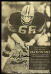 Ray Nitschke Green Bay Packers Signed Photo - Lot of 2 With Oversized Image - JSA