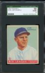 1933 Goudey Yankees Joe Sewell #165 SGC 50 VG/EX 4