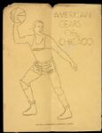 1945-46 American Gears of Chicago National Professional Basketball Program 