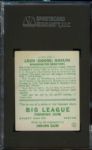 1933 Goudey Senators Goose Goslin #168 SGC 50 VG/EX 4