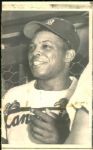 1953 Willie Mays Cangrejeros de Santurce (Caribbean World Series) "The Sporting News Collection Archives" Original 5.25" x 8.5" Photo (Sporting News Collection Hologram/MEARS Photo LOA)