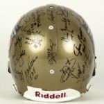 2003 NFL Hall of Fame Signed Helmet w/ 26 Sigs. Incl. Elway Butkus Emmitt Smith - Prova Sticker - JSA