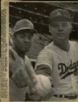 1965-68 Don Drysdale Los Angeles Dodgers  The Sporting News Collection Archives Original Photo - Lot of 8 (Sporting News Collection Hologram/MEARS Photo LOA)