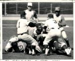 1957-69 Baseball Brawls Inc. Juan Marichal Fight The Sporting News Collection Archives Original Photo - Lot of 11 (Sporting News Collection Hologram/MEARS Photo LOA)