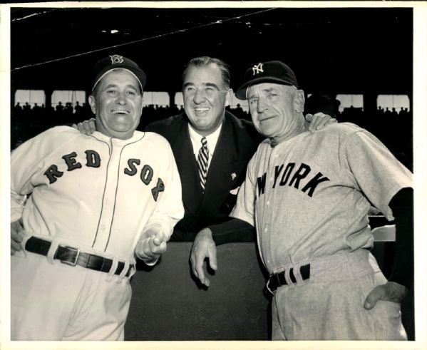 1938-50 Joe McCarthy New York Yankees Boston Red Sox "The Sporting News Collection Archives" Original Photos (Sporting News Collection Hologram/MEARS Photo LOA) - Lot of 8