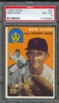 1954 Topps Senators Bob Oldis #91 PSA NM-MT 8