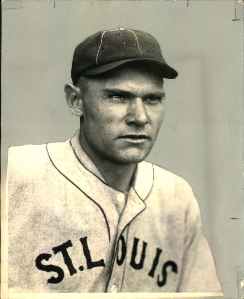 1925 Bill "Baby Doll" Jacobson St. Louis Browns "The Sporting News Collection Archives" Original 8" x 10" Photo (Sporting News Collection Hologram/MEARS Photo LOA)