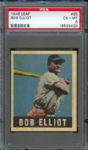 1948 Leaf Braves Bob Elliot Rookie #65 PSA EX-MT 6