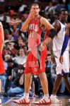 2009-10 Brook Lopez New Jersey Nets Signed Game Worn Shoes - MEARS LOO - JSA