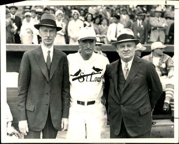 1930-58 circa John McGraw Connie Mack "The Sporting News Collection Archives" Original Photos (Sporting News Collection Hologram/MEARS Photo LOA) - Lot of 2