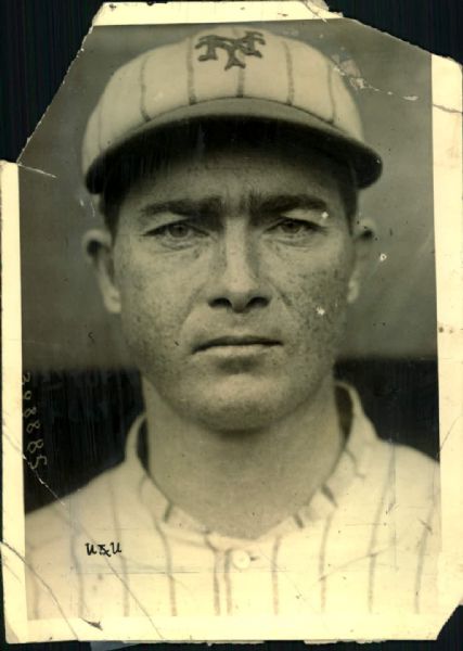 1923 Jesse Barnes New York Giants "The Sporting News Collection Archives" Original 5" x 7" Photo (Sporting News Collection Hologram/MEARS Photo LOA)