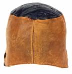 Circa 1910 Ken Wel Flop Top Leather Football Helmet - Near Mint Condition
