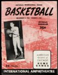 1946-47 NPL Chicago American Gears Program Stan Patrick Cover George Mikan Rookie Season
